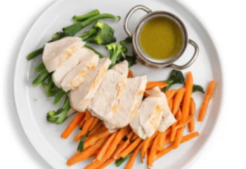 Oven Roasted Chicken Breast With Honey Mustard Sauce-350 g