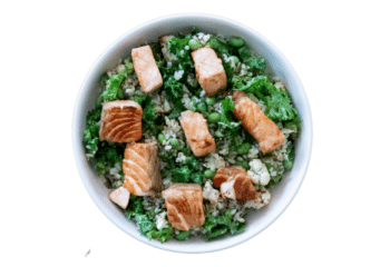 Edamame, Freekeh, Kale And Miso Glazed Salmon Salad- 350 g